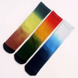 tie-die crew socks