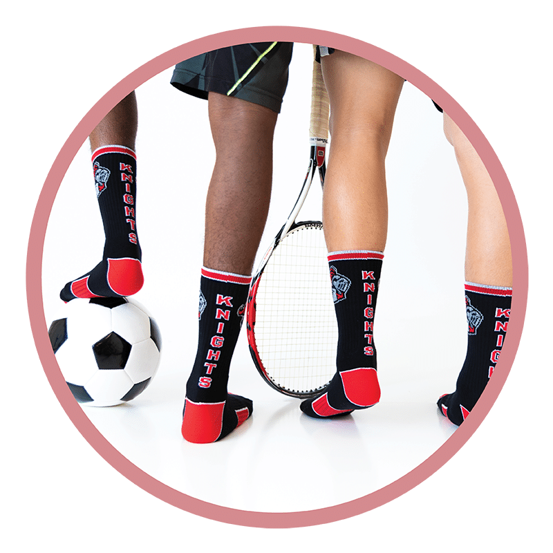 athletic socks by Spirit Sox