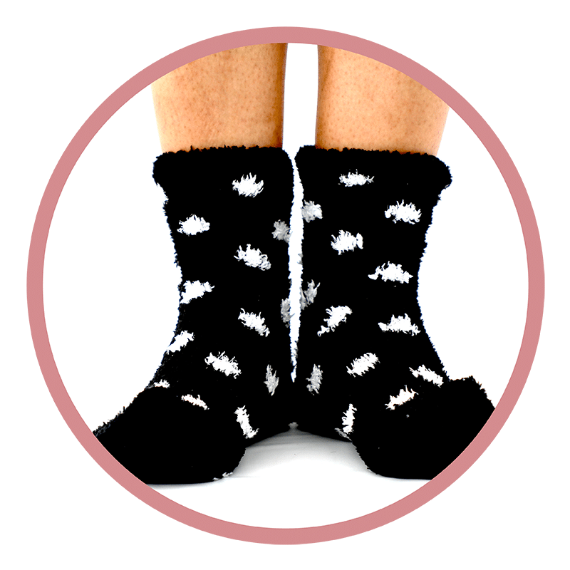 fuzzy socks by Spirit Sox