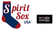 Spirit Sox Logo with Women Owned Logo