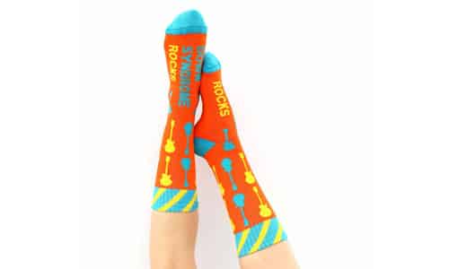 custom socks created by Spirit Sox USA