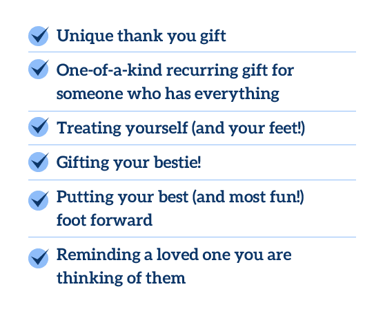 checklist on why you need our socks