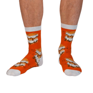 Fun S'mores Design Socks For Sale
