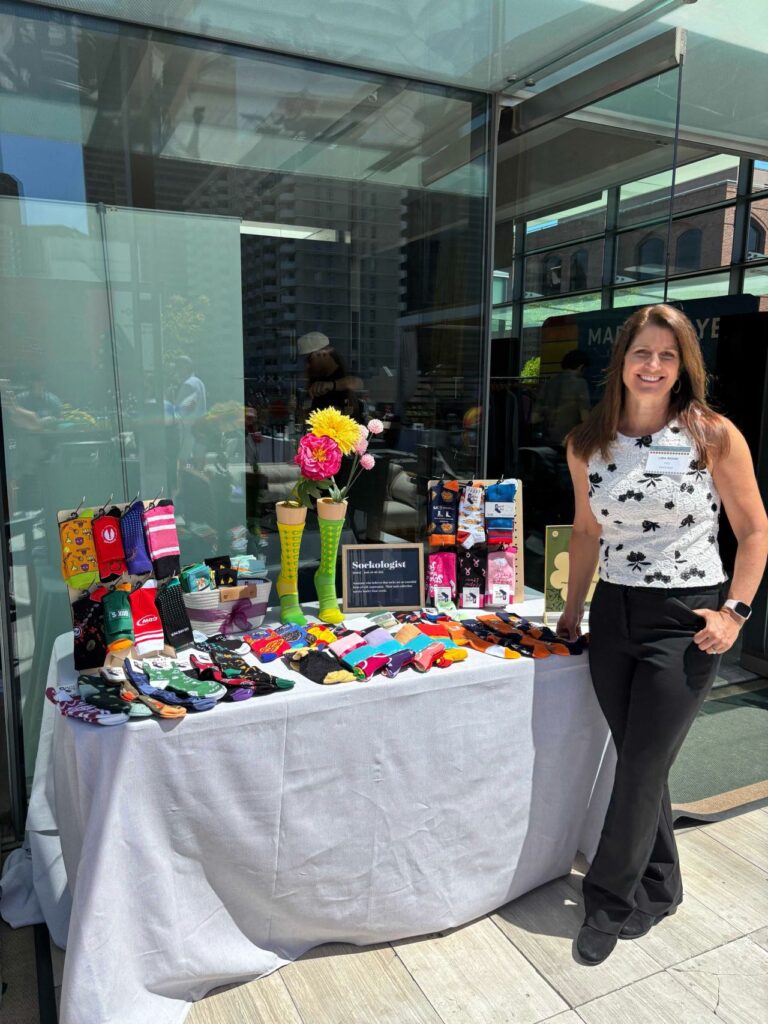 Lisa at the 2025 CreativeMC Trunk Show