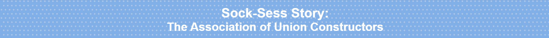 Association of Union Constructors Socks Association of Union Constructors Socks