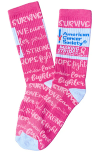 ACS Breast Cancer Sock Designs