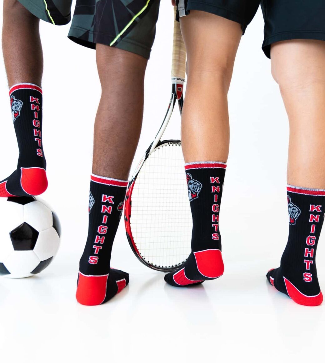 custom socks for athletes from spirit socks for soccer teams