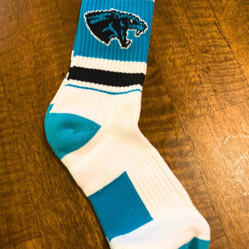 collegian custom sock with team logo by spirit sox usa