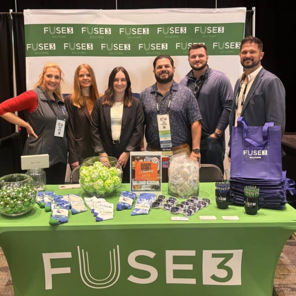 fuse 3 use branded sock as gift item at a trade show