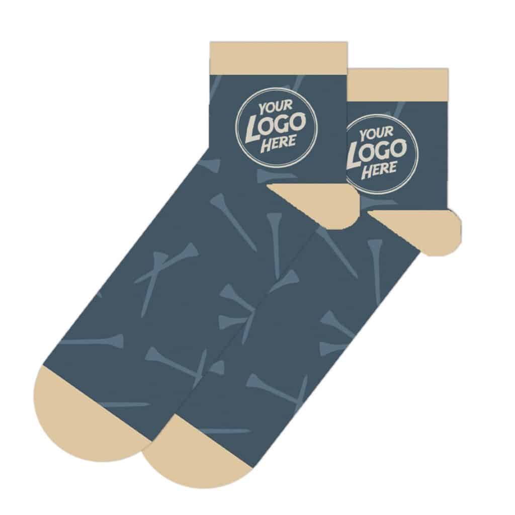 custom socks with logos mockup