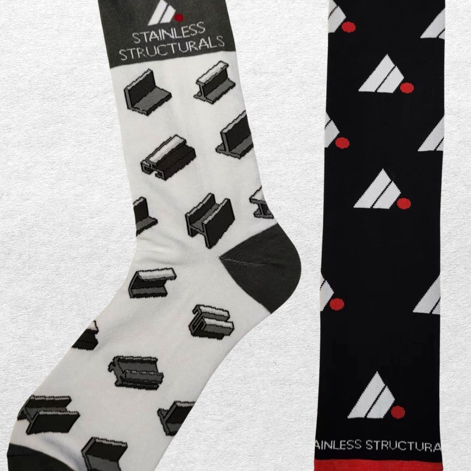 custom safety socks with company logo