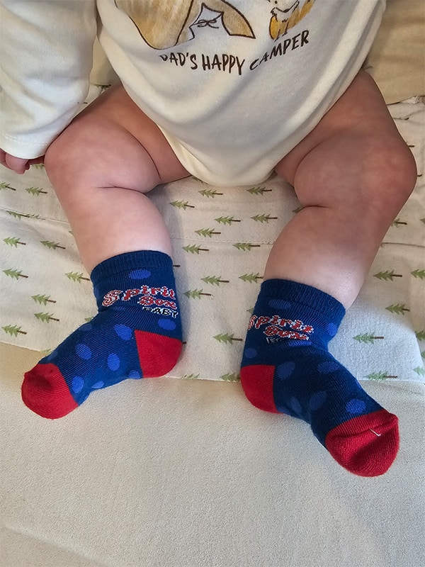 spirit sox custom baby/toddler socks