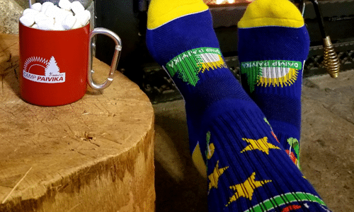 camp paivika custom socks