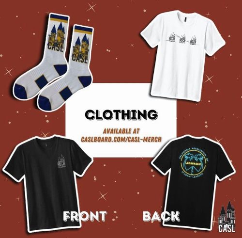 CASL socks and shirts