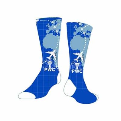 Mockup of Custom Socks for Professional Women Controllers (PWC)